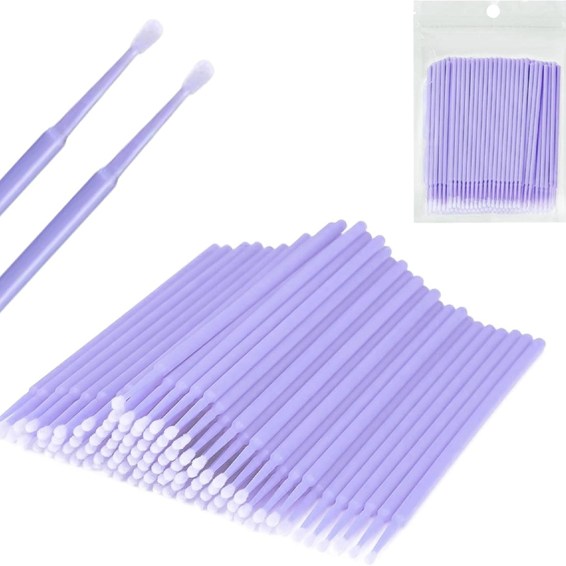 Woman Beauty Makeup - 100Pcs Soft Disposable Micro Cotton Swabs