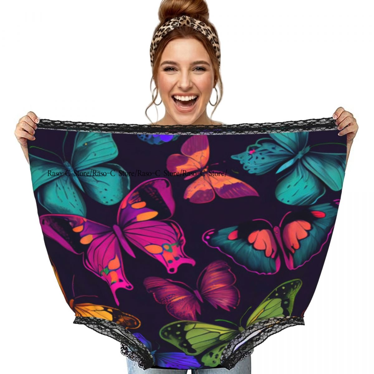 Beauty & Makeup Katia Di Paola - Funny Granny Underwear Beautiful Butterfly Gag