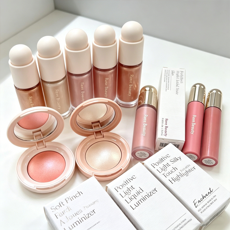 Rare Beauty Makeup Highlighter - Rare Beauty Powder Blush Highlight Brighten