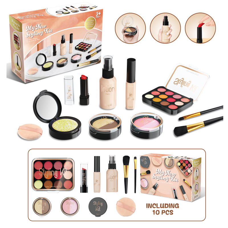 Makeup Beauty House - 10 Pcs Simulation Girl Beauty Play