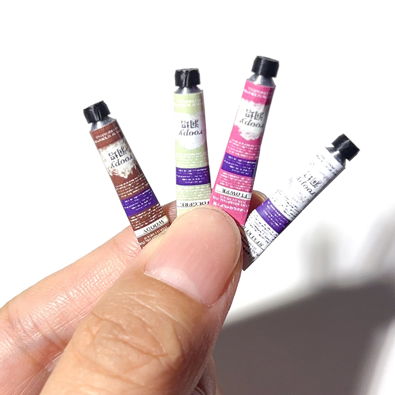 Makeup Beauty House - 2Pcs 1:6/1:12 Dollhouse Miniature Hand Cream