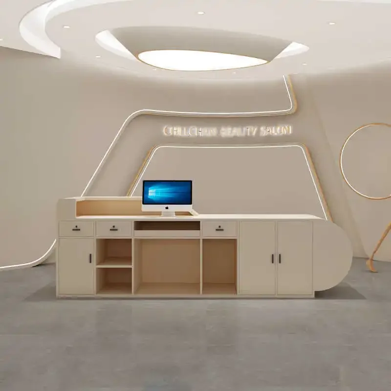 Beauty Makeup Institute - Home Makeup Desk Checkout Counter Beautician