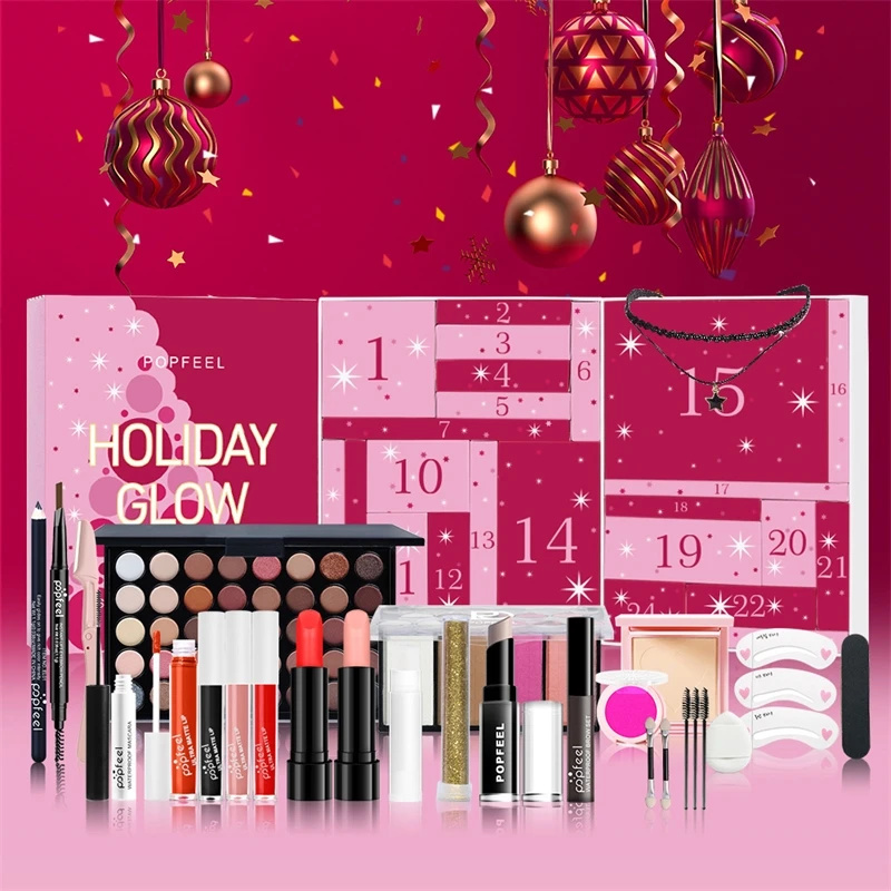 Makeup Beauty House - Christmas Countdown Makeup Set Lipstick Eye