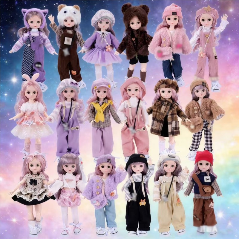 Makeup Beauty House - 30CM Beautiful Makeup Doll Toy With