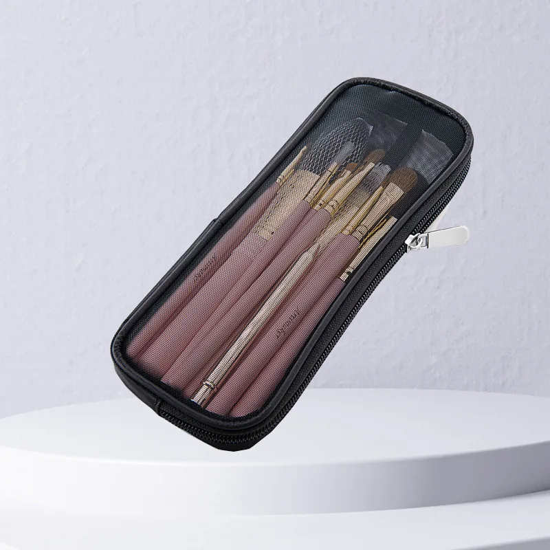 Woman Beauty Makeup - Makeup Brush Travel Case Cosmetic Toiletry