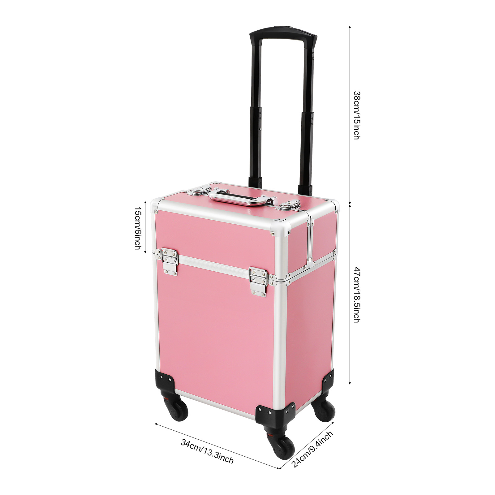 Rolling Makeup Train Case Cosm - Beauty Makeup Kit ulasan dan harga