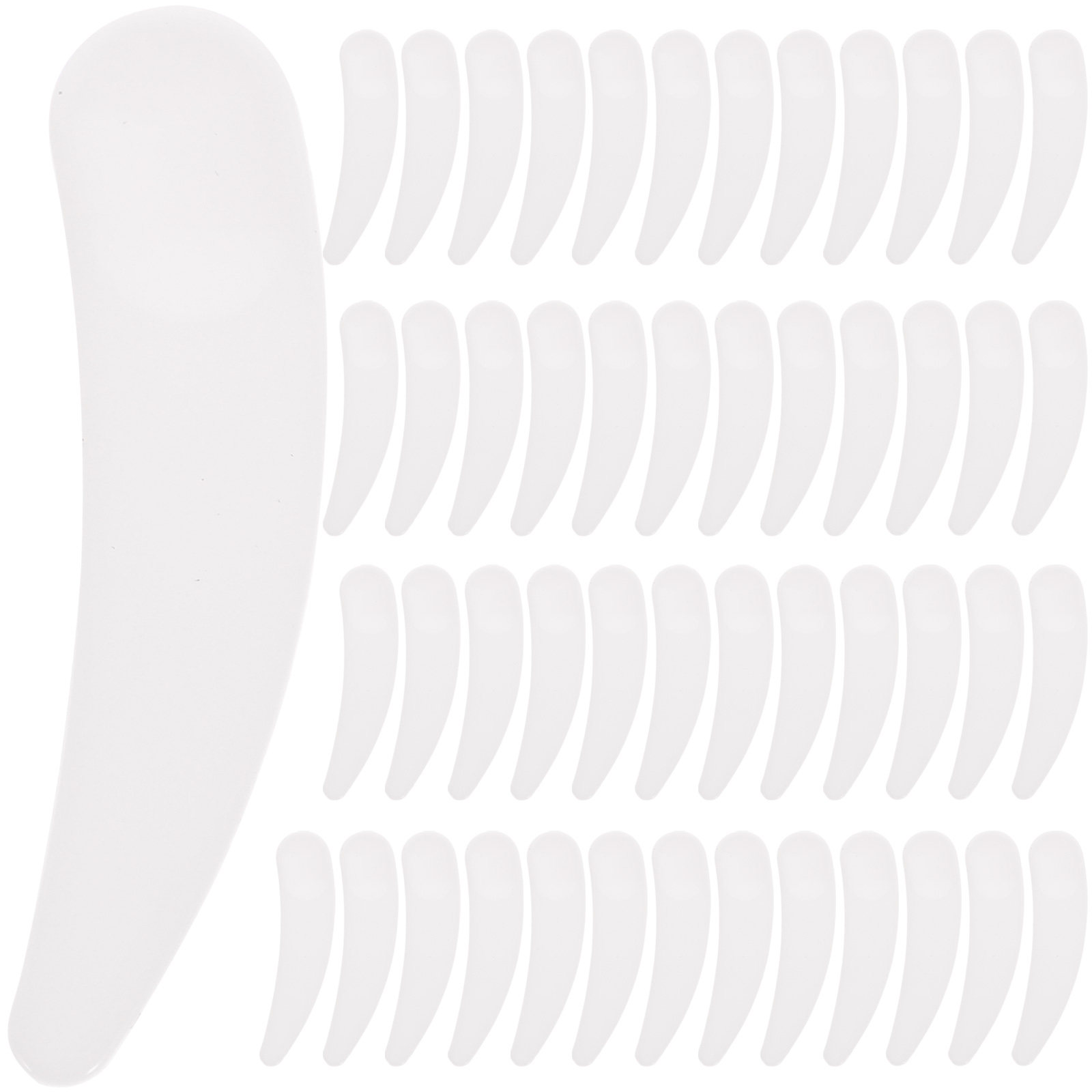 50Pcs Spatula Spoon Facial for - Woman Beauty Makeup ulasan dan harga