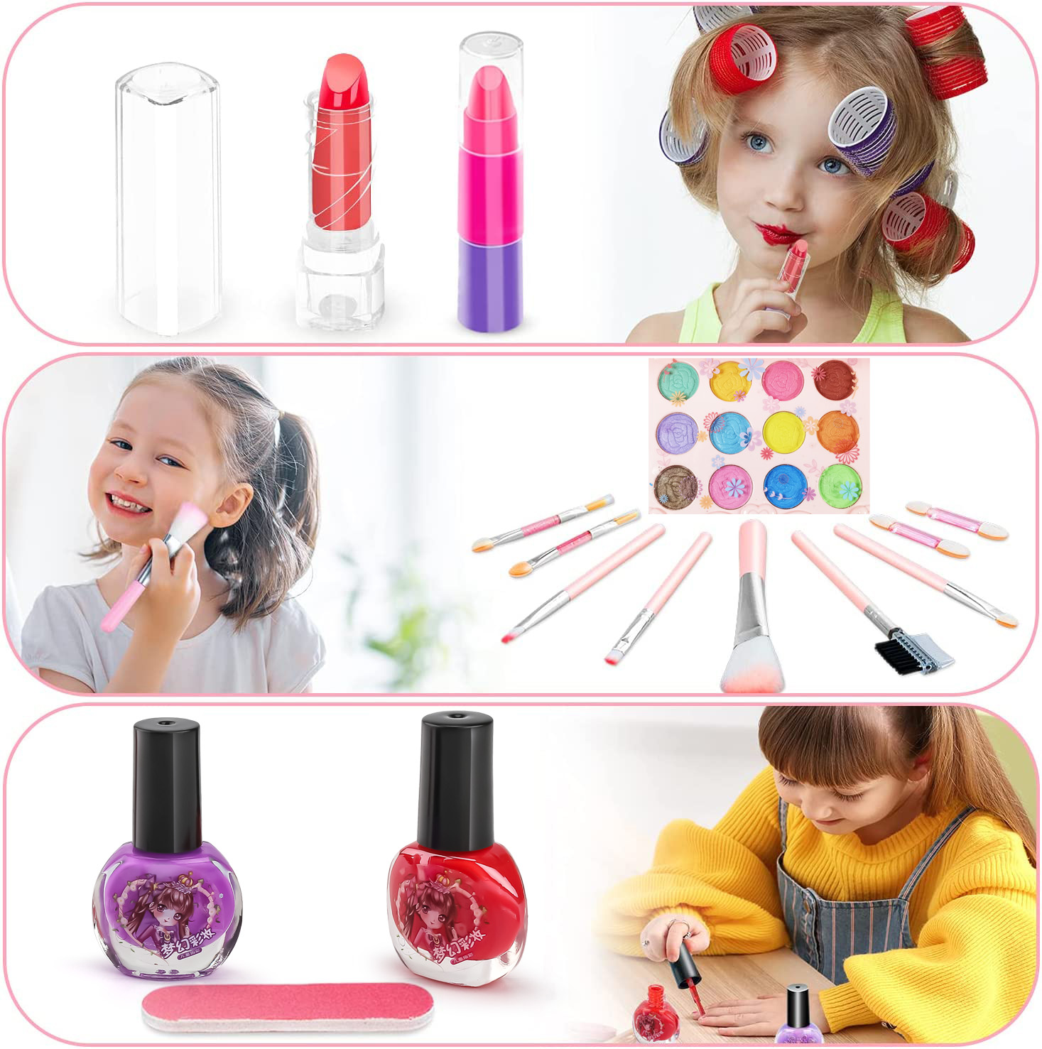 Kids Makeup Toy Kit for Girls, - Beauty Y Makeup ulasan dan harga