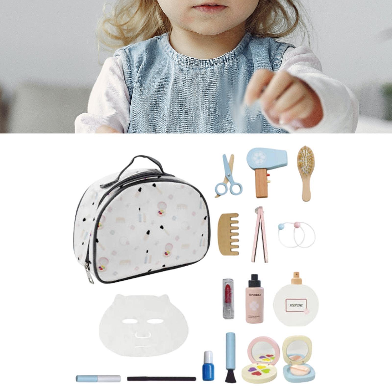 Wooden Makeup Toy Set Role Pla - Makeup Beauty House ulasan dan harga