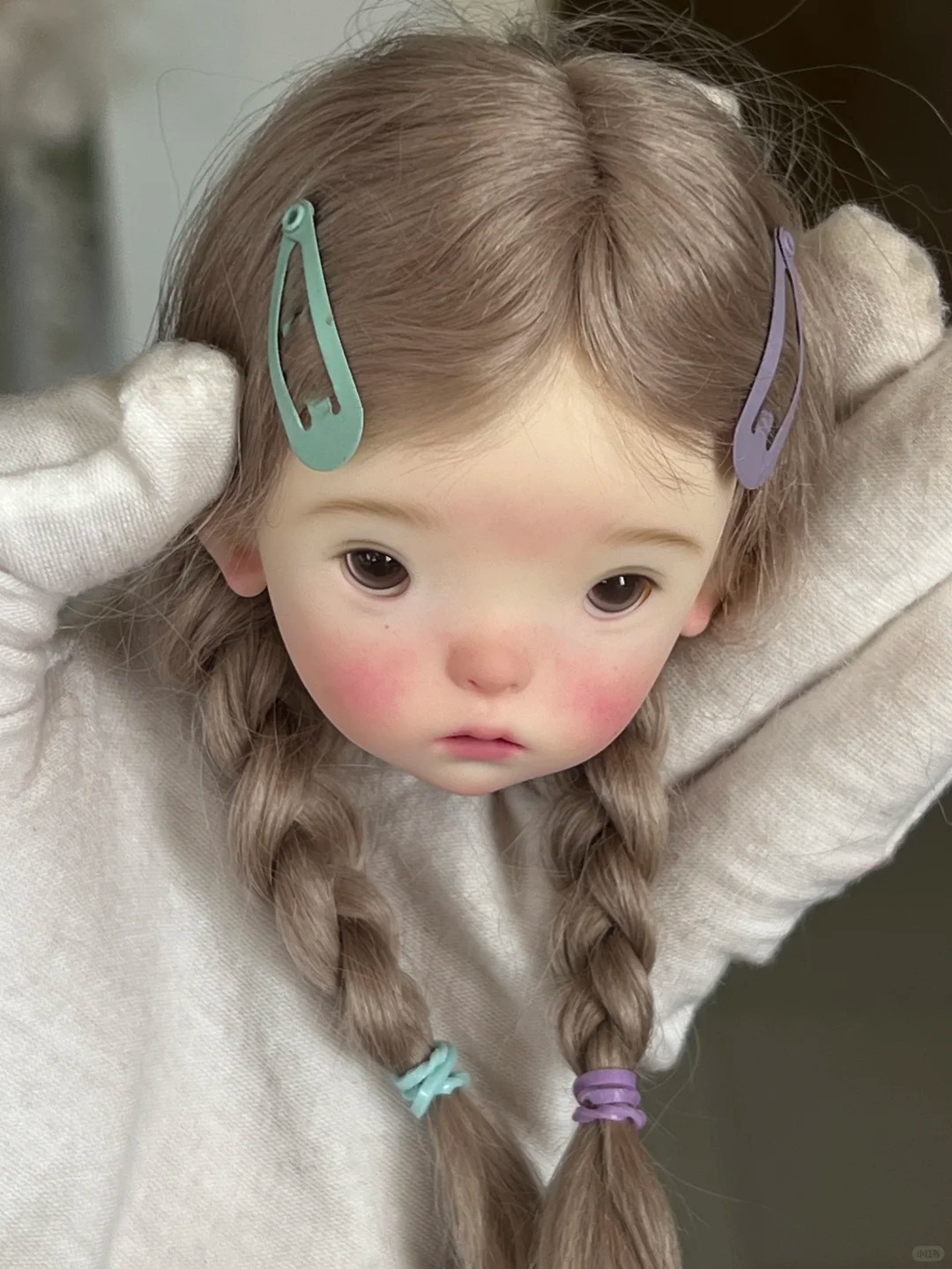 SD BJD Doll 1/6 Landoudou Head - Beauty Y Makeup ulasan dan harga