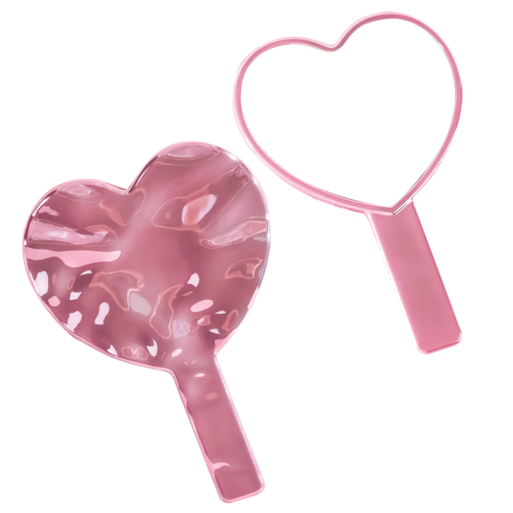 1pc Handheld Makeup Mirror Ele - Woman Beauty Makeup ulasan dan harga