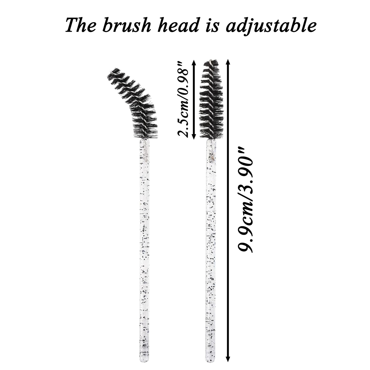 100 pcs Disposable Eyelash Mas - Makeup Brush Set ulasan dan harga