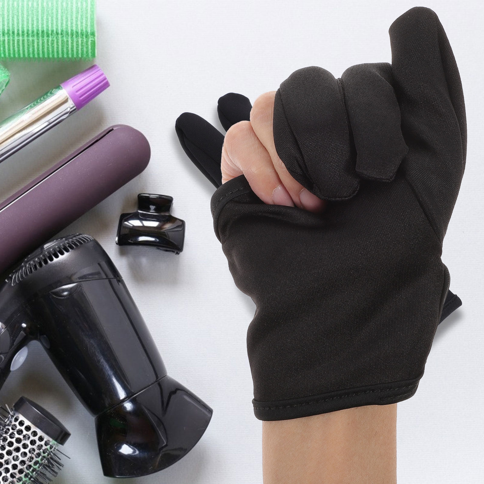 Hairdressing Glove 3 Fingers H - Hair Straightener ulasan dan harga