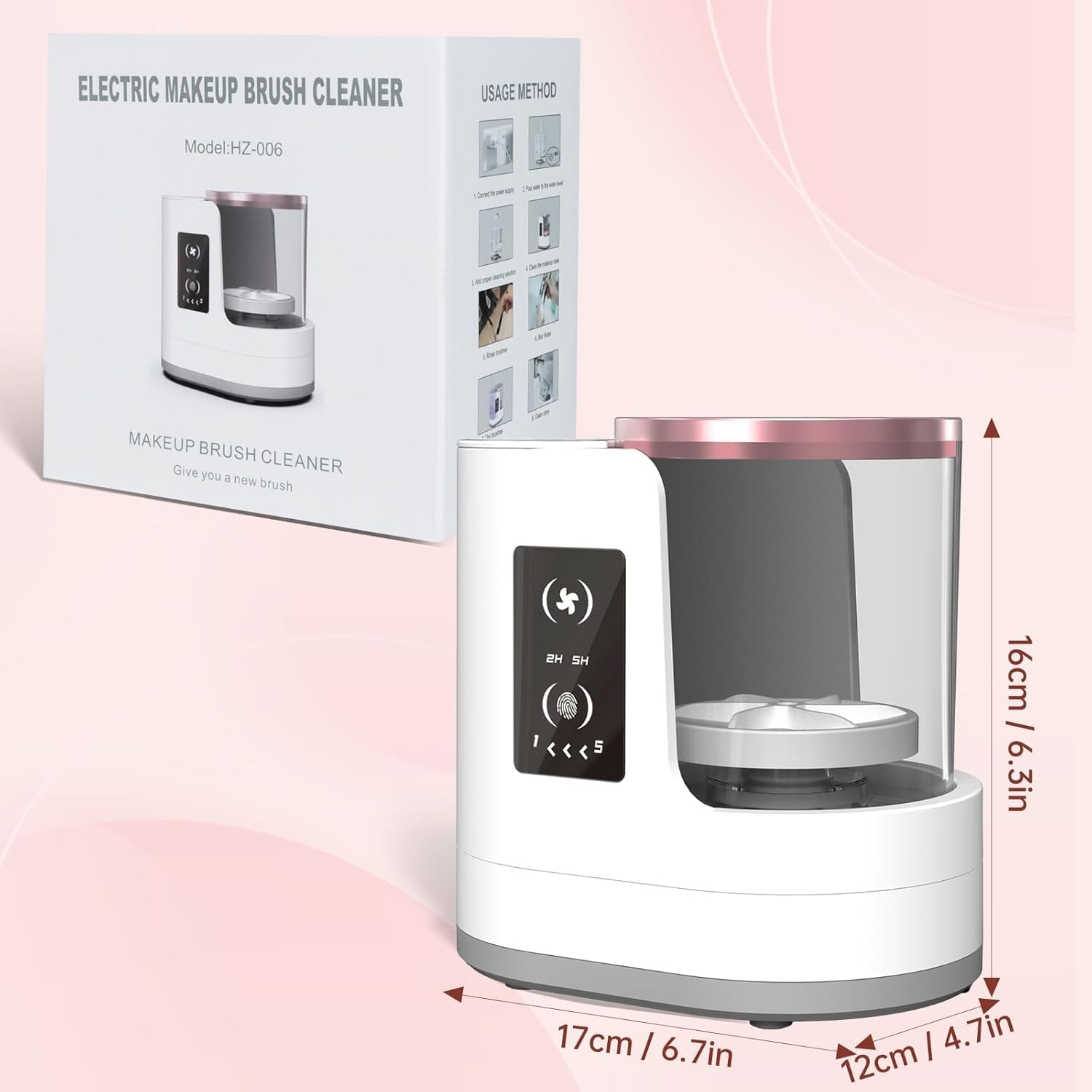 Automatic Rotating Makeup Brus - Makeup Brush Set ulasan dan harga