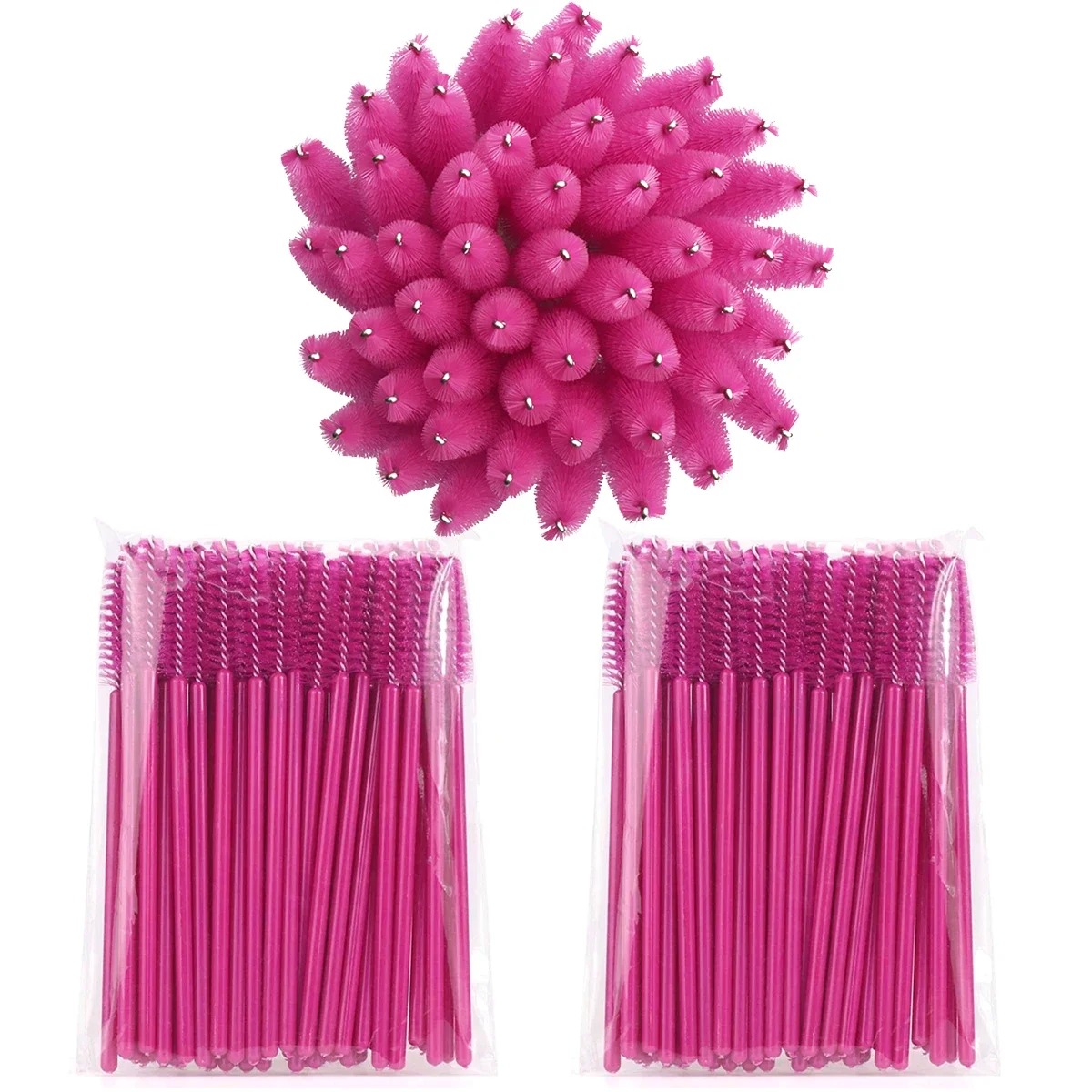 100pcs Disposable Eyelash Brus - Beauty Makeup Wholesale ulasan dan harga