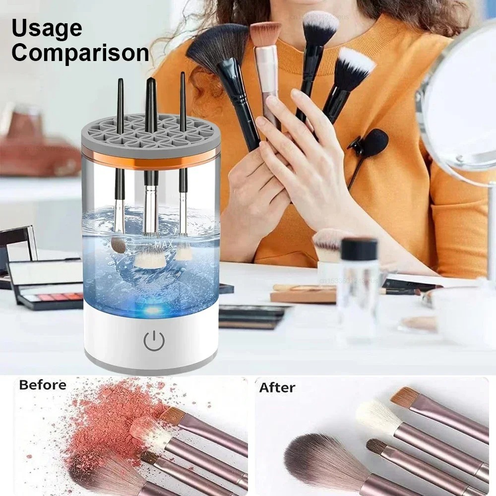 Portable USB Plug Electric Mak - Makeup Brush Set ulasan dan harga