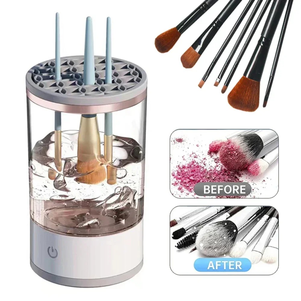 Portable USB Plug Electric Mak - Makeup Brush Set ulasan dan harga