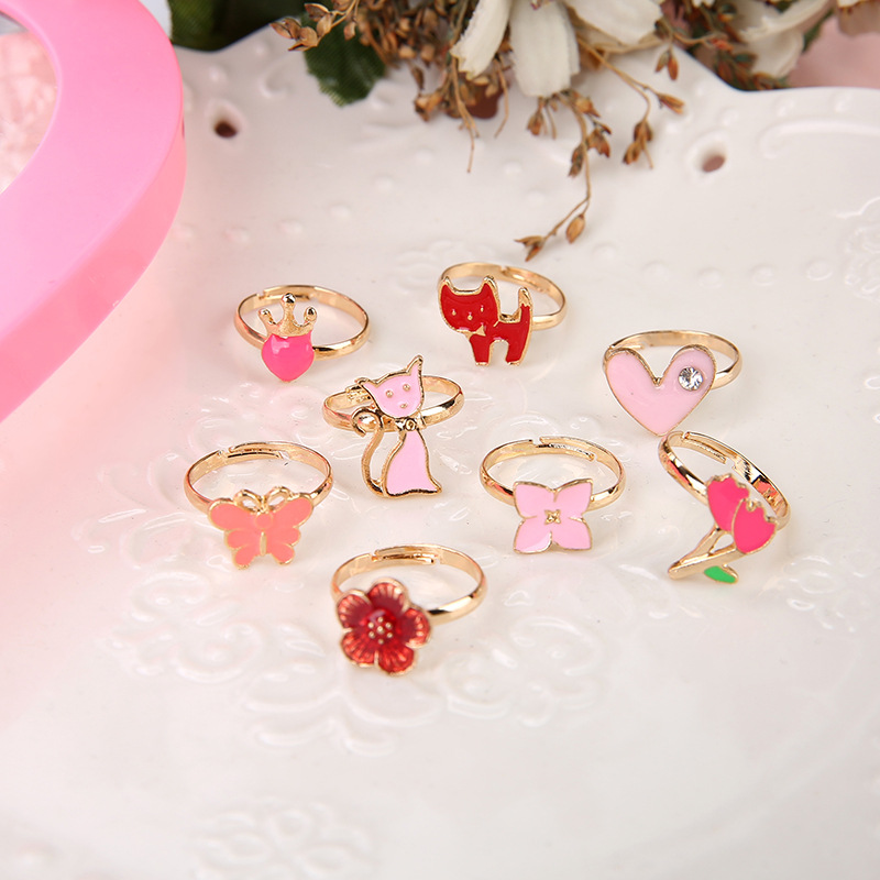 10/20 pcs Children Cute Ring A - Beauty Y Makeup ulasan dan harga