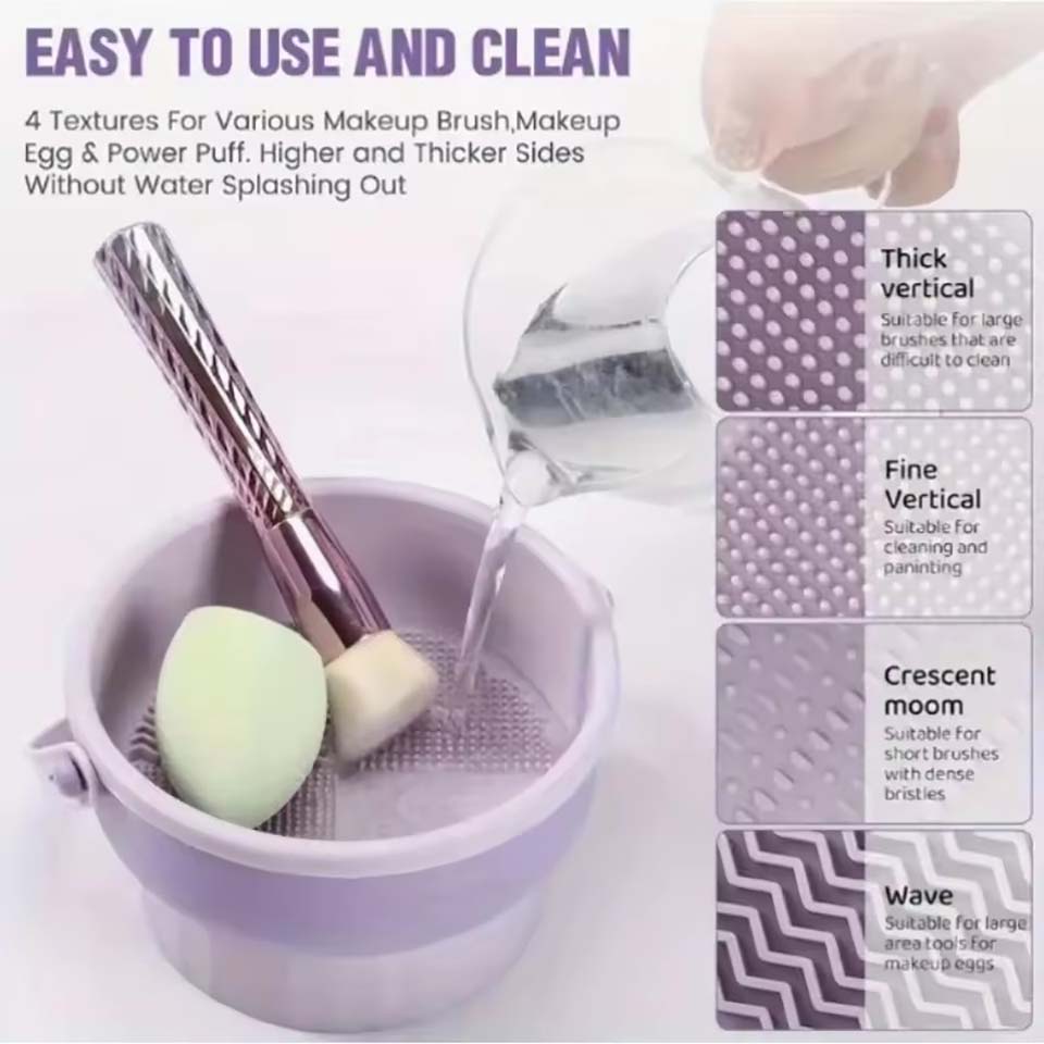 Makeup Brush Cleaning Bowl Bea - Makeup Brush Set ulasan dan harga