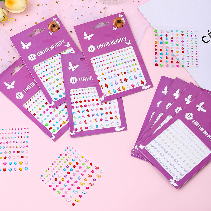Hot Selling Face Gems Stickers - Beauty & Makeup Katia Di Paola ulasan dan harga