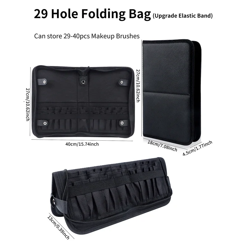 29/23 Holes Foldable Makeup Br - Beauty Makeup Kit ulasan dan harga