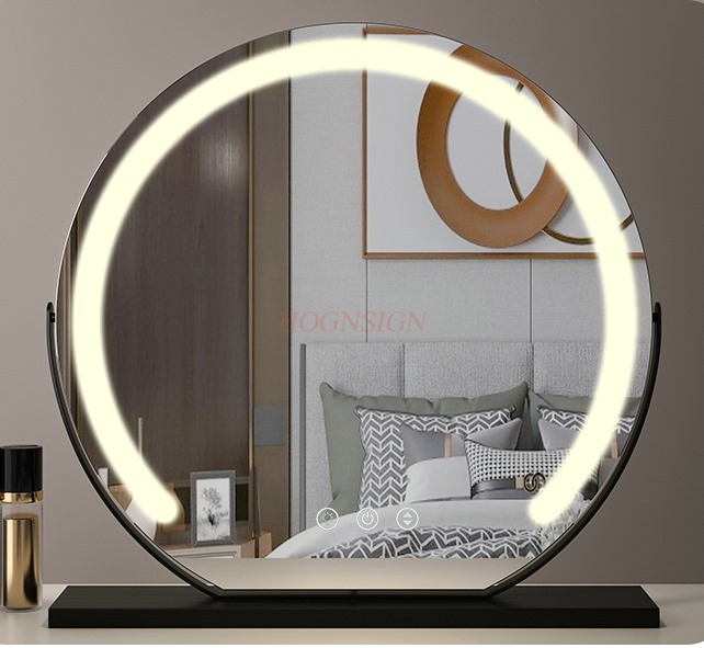 LED makeup mirror with lamp de - Makeup Master Beauty Salon ulasan dan harga