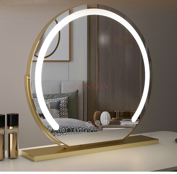 LED makeup mirror with lamp de - Makeup Master Beauty Salon ulasan dan harga