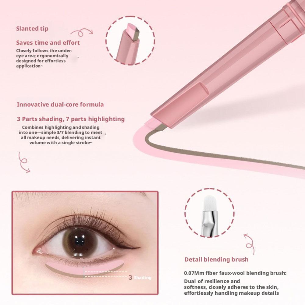 Two Tone Aegyo Sal Stick 1PC P - Makeup Brush Set ulasan dan harga