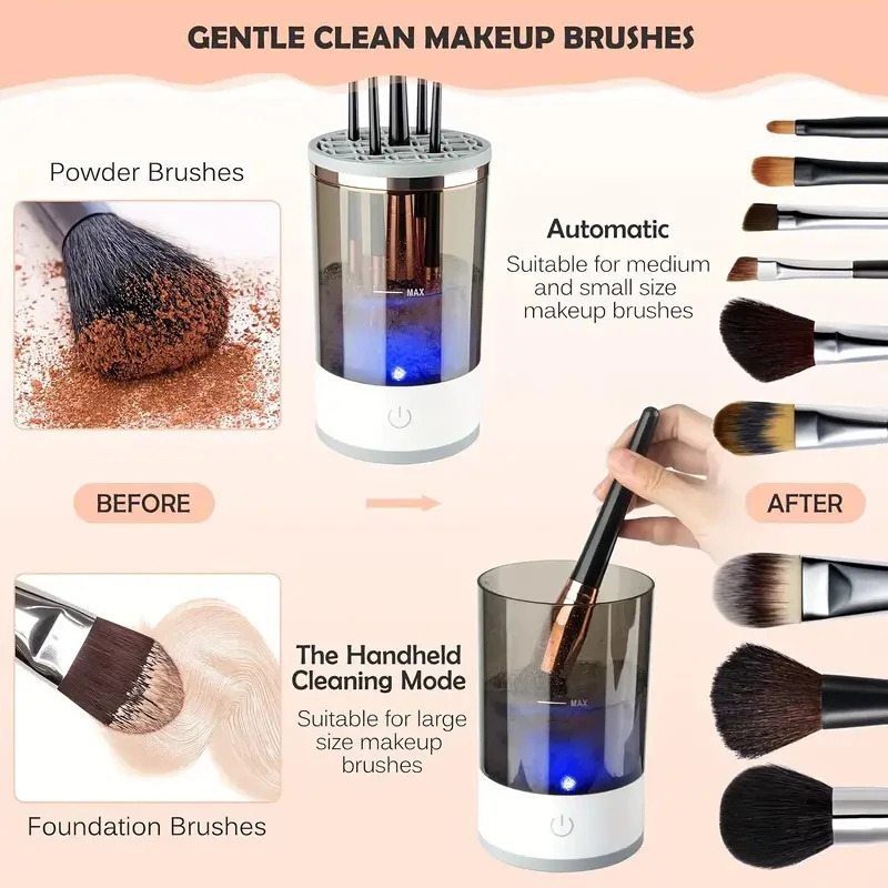USB Plug Portable Electric Mak - Makeup Brush Set ulasan dan harga