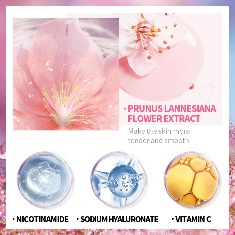 LAIKOU 8Pcs Sakura Facial Skin - Woman Beauty Makeup ulasan dan harga