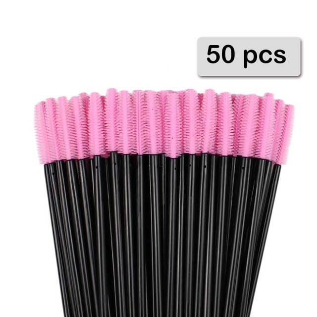 50pcs Silicone Mascara Wands A - Woman Beauty Makeup ulasan dan harga