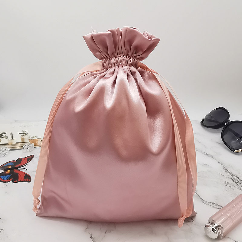 Custom Logo Satin Drawstring B - Makeup Beauty House ulasan dan harga