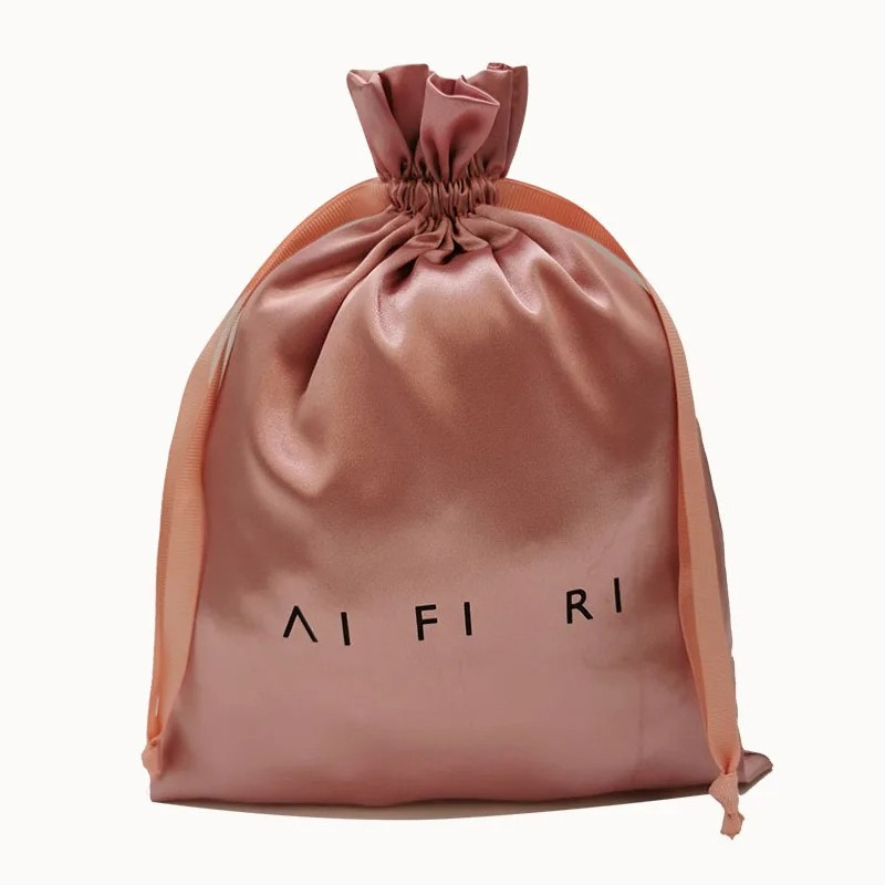 Custom Logo Satin Drawstring B - Makeup Beauty House ulasan dan harga