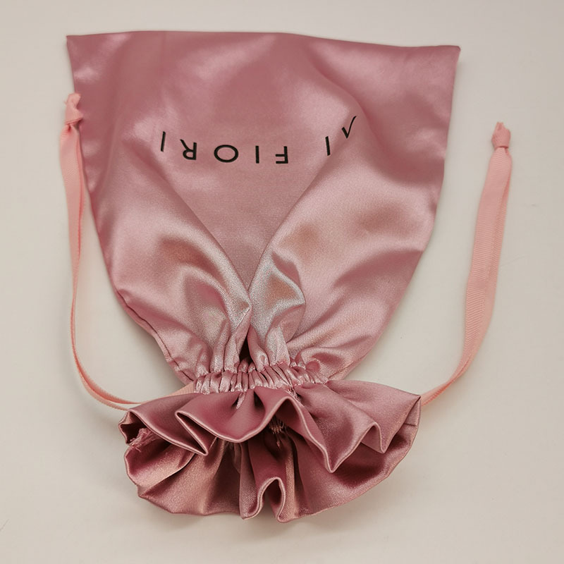 Custom Logo Satin Drawstring B - Makeup Beauty House ulasan dan harga