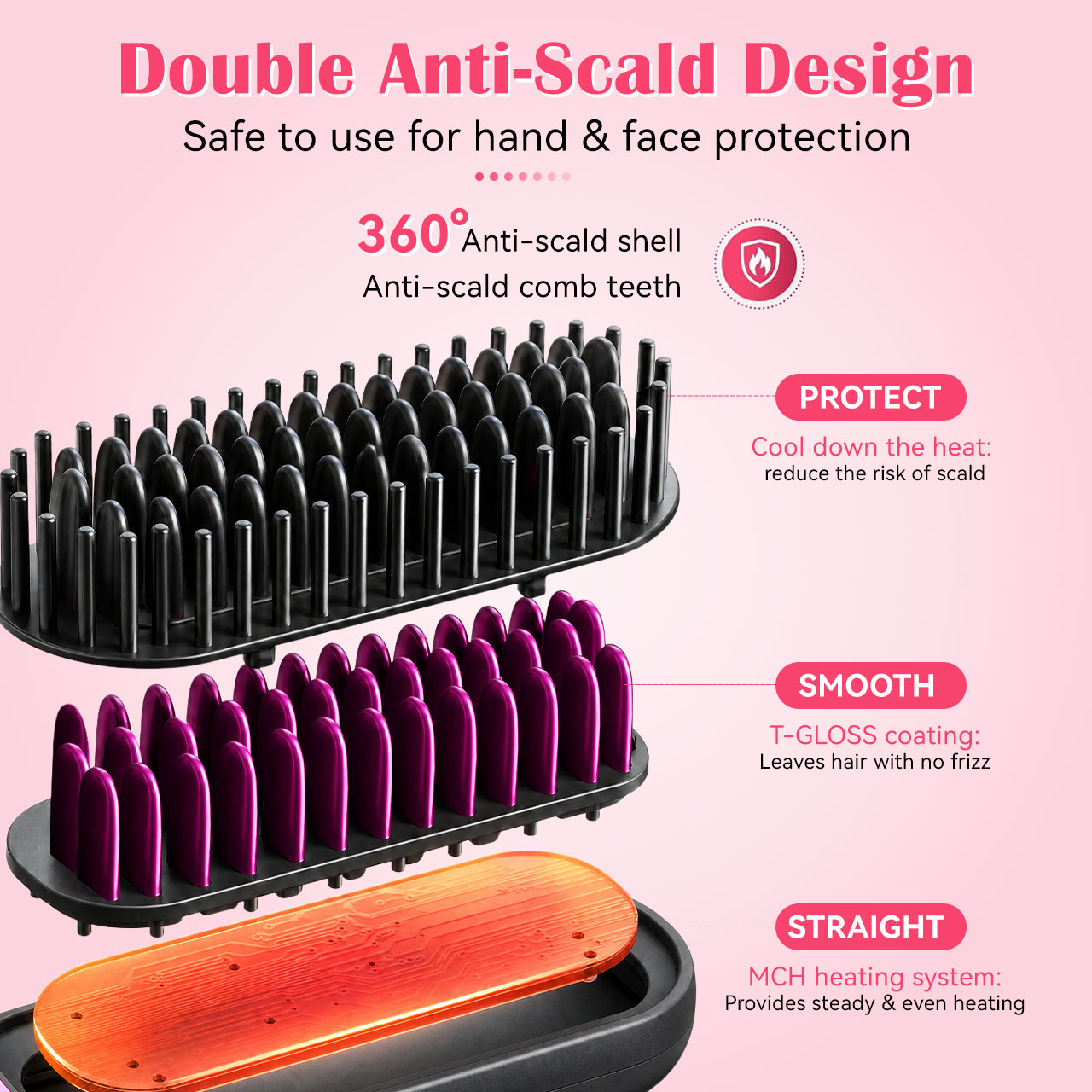Hatteker Wireless Portable Tra - Hair Straightener ulasan dan harga