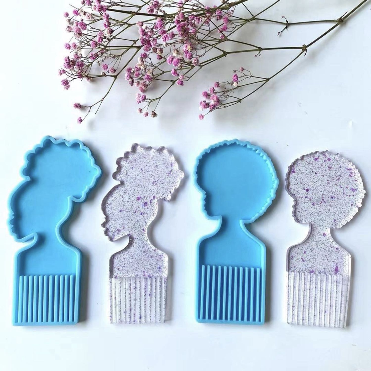 ABQR Afro Female Hair Pick Com - Beauty & Makeup Katia Di Paola ulasan dan harga