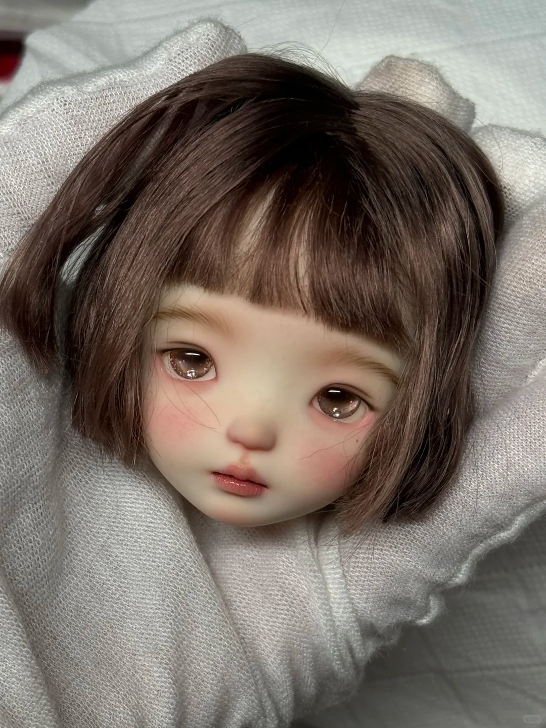 1/6 Scale SD BJD Doll Head - j - Beauty Y Makeup ulasan dan harga